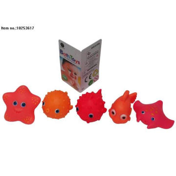 Jouets mous de PVC de jouet de bain de jet d&#39;eau pour des enfants